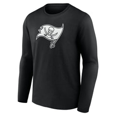 NFL Tampa Bay Buccaneers Personalized Name & Number Monochrome Long Sleeve T-Shirt
