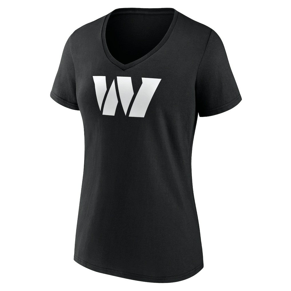 NFL Washington Commanders Women's Personalized Name & Number Monochrome V-Neck T-Shirt