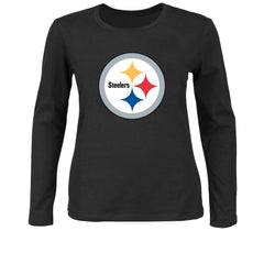 NFL Pittsburgh Steelers Women's Plus Size Long Sleeve T-Shirt