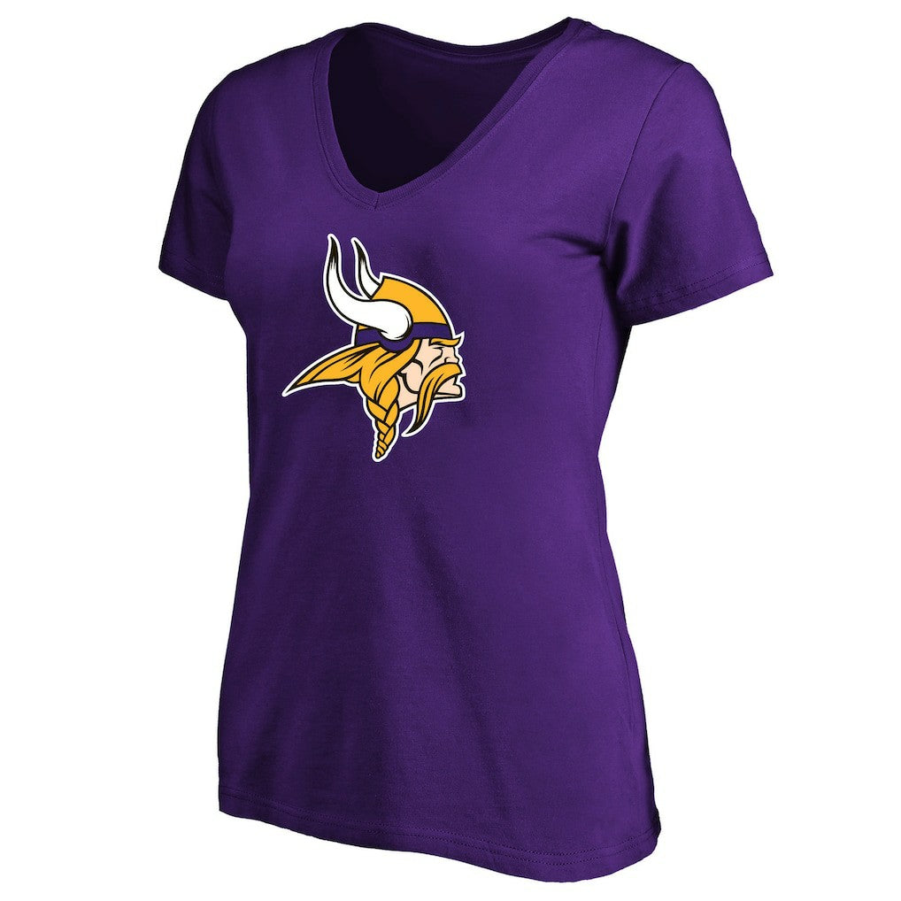 NFL Minnesota Vikings Women's Plus Size V-Neck T-Shirt