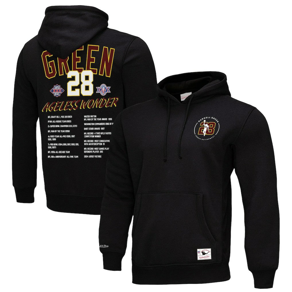 NFL Washington Commanders Darrell Green  Ageless Wonder Pullover Hoodie