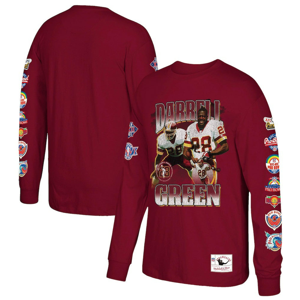 NFL Washington Commanders Darrell Green  Player Graphic Long Sleeve T-Shirt