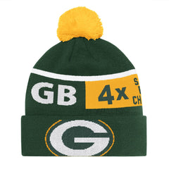 NFL Green Bay Packers Starter Unisex Chyron Cuffed Knit Hat with Pom