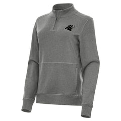NFL Carolina Panthers Antigua Women's Crush Quarter-Zip Top