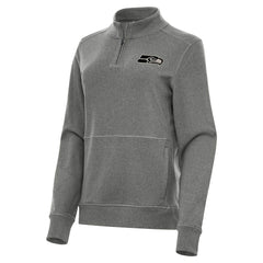 NFL Seattle Seahawks Antigua Women's Crush Quarter-Zip Top