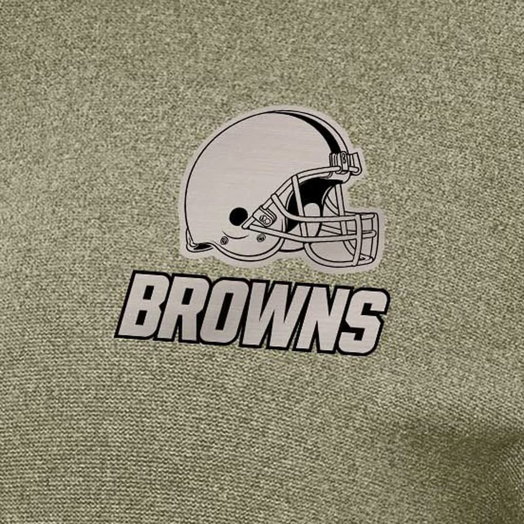 NFL Cleveland Browns Antigua Women's Crush Quarter-Zip Top