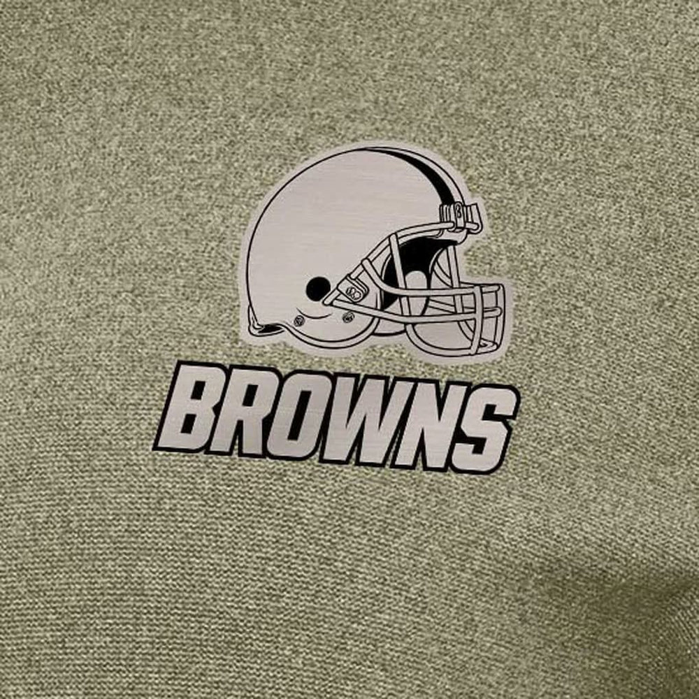 NFL Cleveland Browns Antigua Women's Crush Quarter-Zip Top
