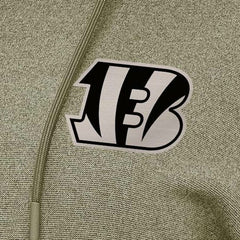 NFL Cincinnati Bengals Antigua Women's Justice Pullover Hoodie