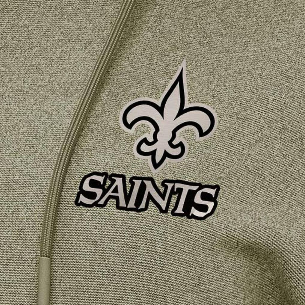 NFL New Orleans Saints Antigua Women's Justice Pullover Hoodie