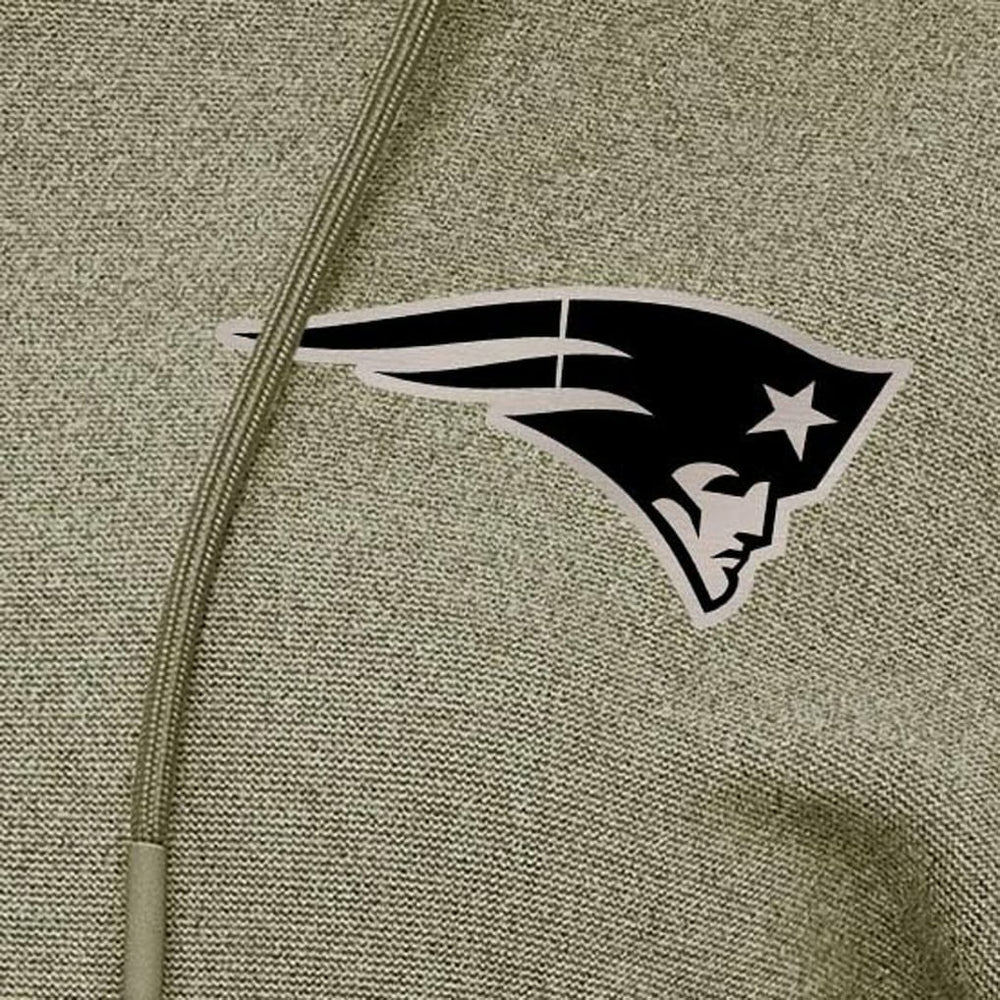 NFL New England Patriots Antigua Women's Justice Pullover Hoodie