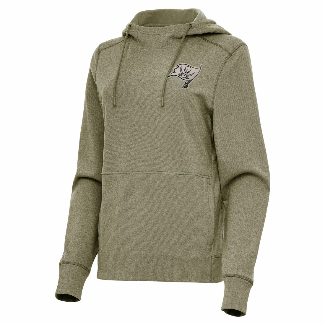NFL Tampa Bay Buccaneers Antigua Women's Justice Pullover Hoodie