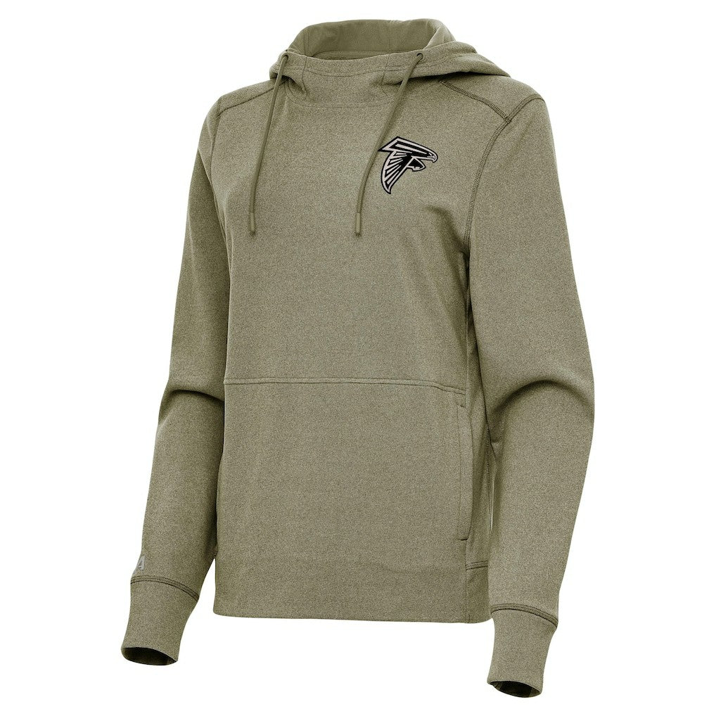 NFL Atlanta Falcons Antigua Women's Justice Pullover Hoodie