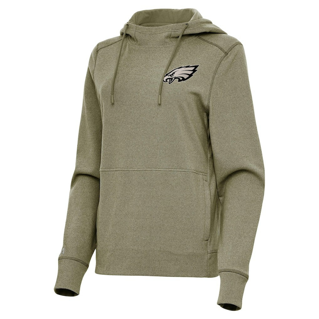 NFL Philadelphia Eagles Antigua Women's Justice Pullover Hoodie