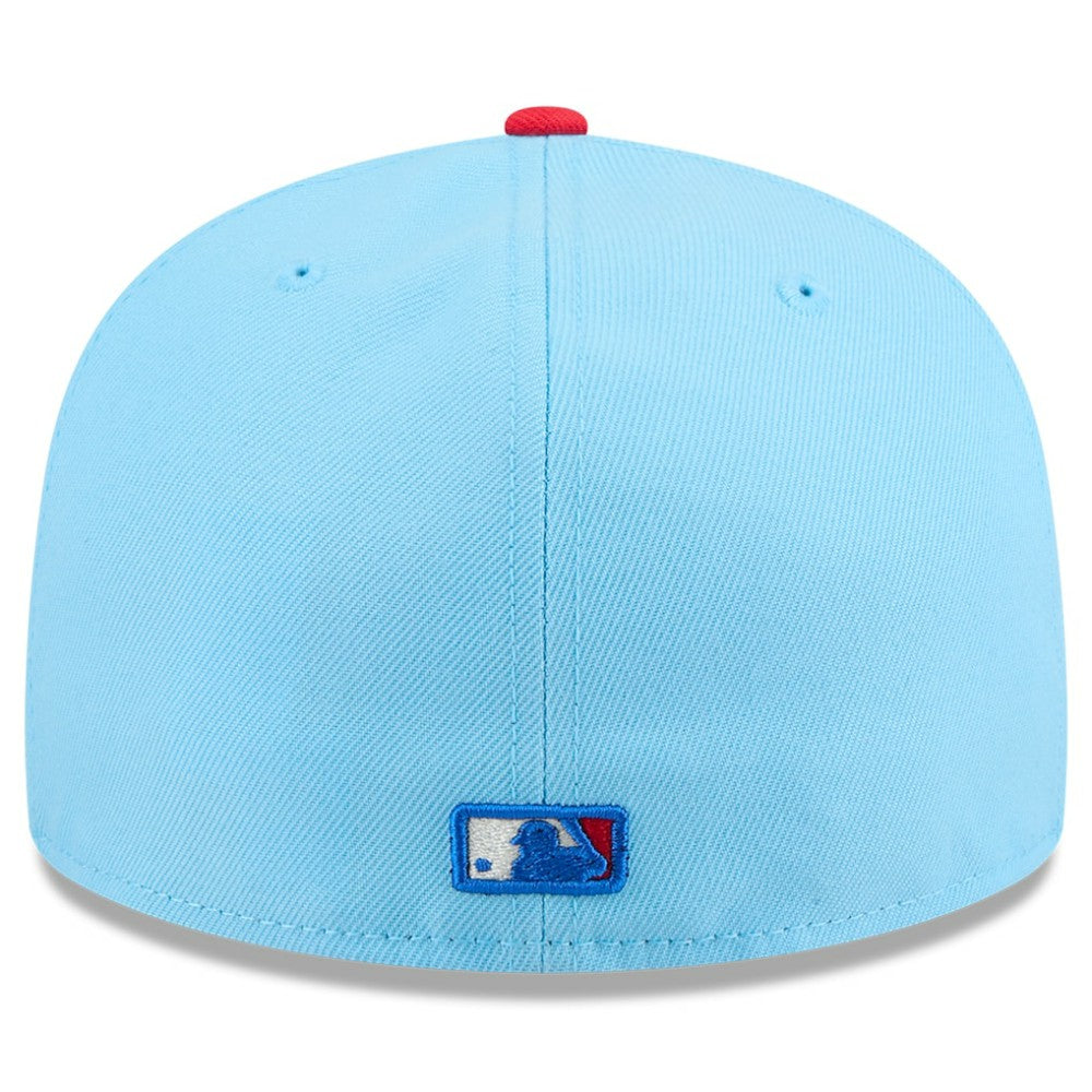 San Diego Padres 2025 Fourth of July 59FIFTY Fitted Hat - Light Blue/Red | New Era