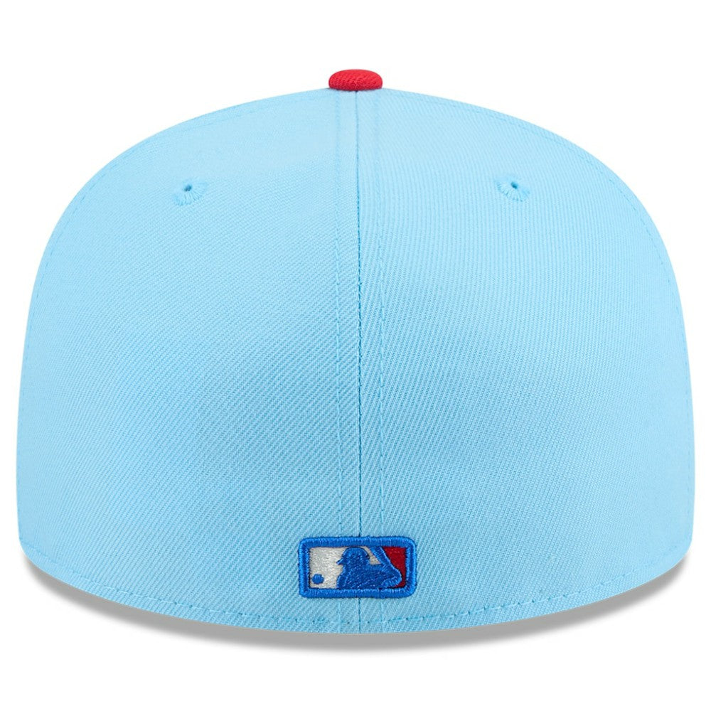 Athletics 2025 Fourth of July 59FIFTY Fitted Hat - Light Blue/Red | New Era