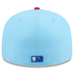Athletics 2025 Fourth of July 59FIFTY Fitted Hat - Light Blue/Red | New Era