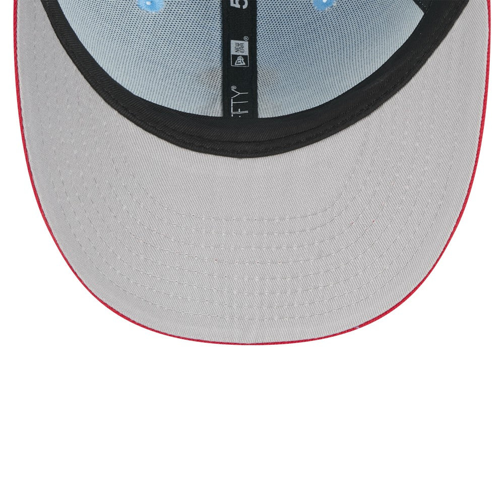 Los Angeles Angels 2025 Fourth of July Low Profile 59FIFTY Fitted Hat - Light Blue/Red | New Era