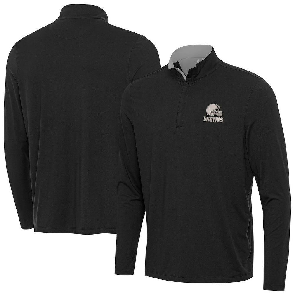 NFL Cleveland Browns Antigua Content Quarter-Zip Pullover Top