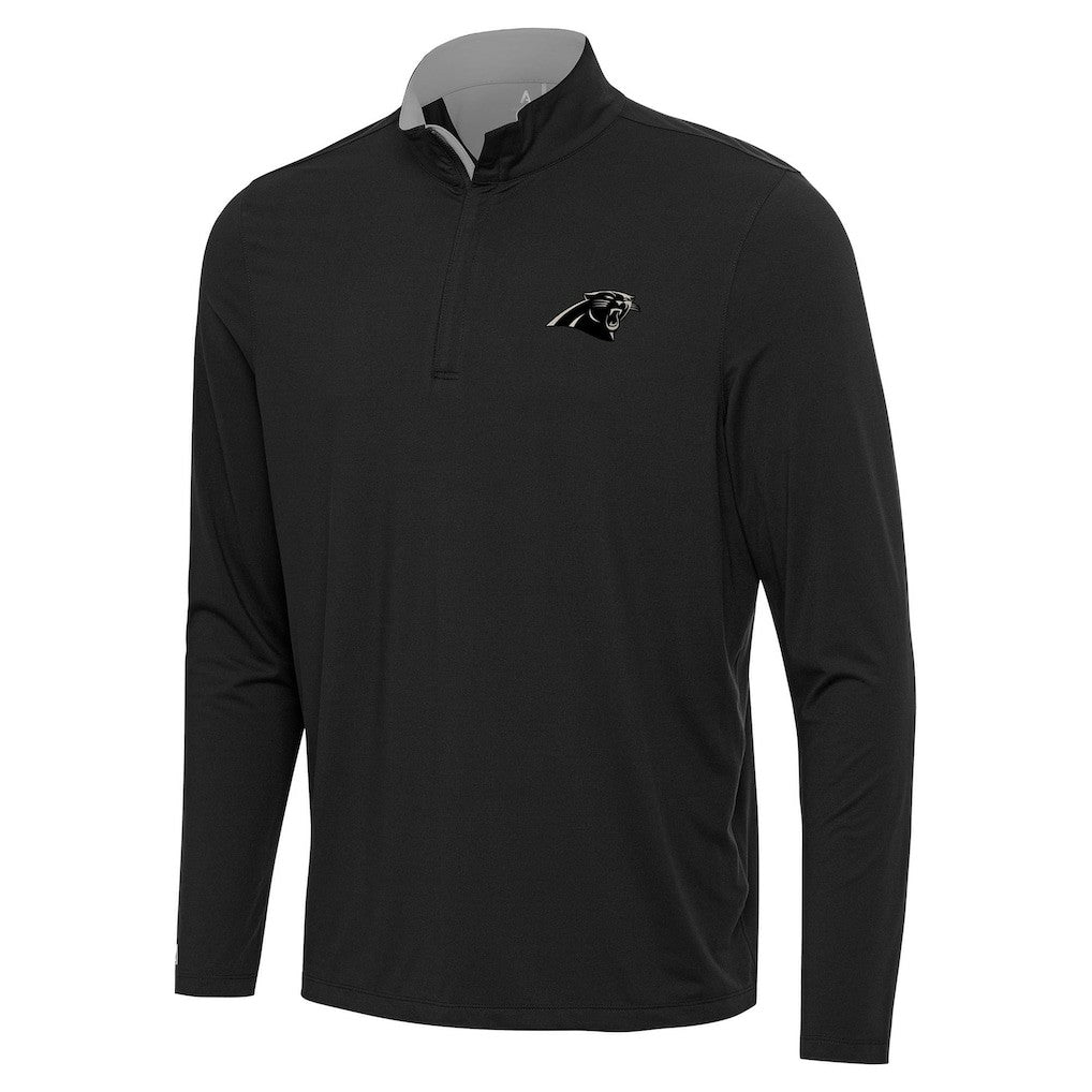 NFL Carolina Panthers Antigua Content Quarter-Zip Pullover Top