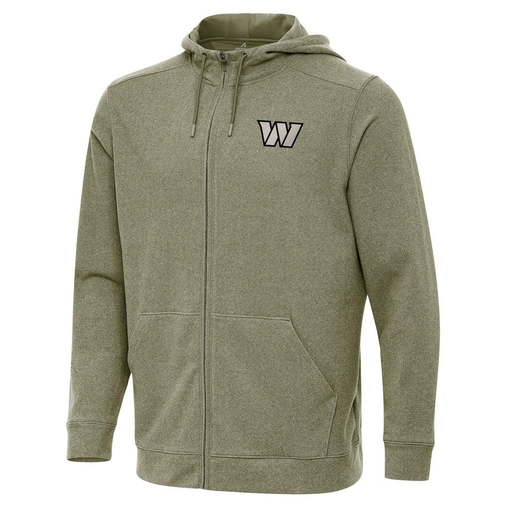 NFL Washington Commanders Antigua Effortless Full-Zip Hoodie Jacket