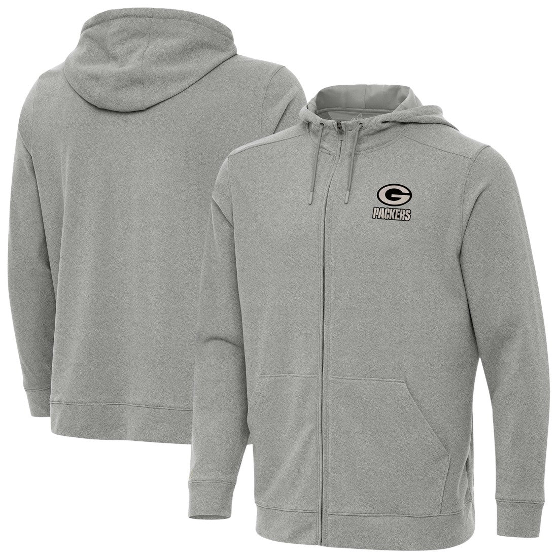 NFL Green Bay Packers Antigua Effortless Full-Zip Hoodie Jacket