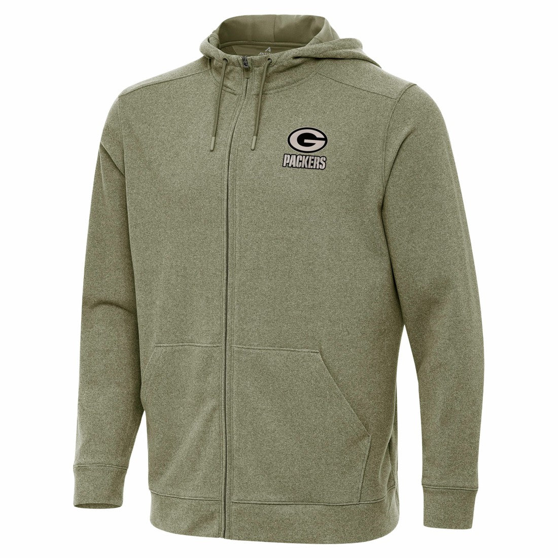 NFL Green Bay Packers Antigua Effortless Full-Zip Hoodie Jacket