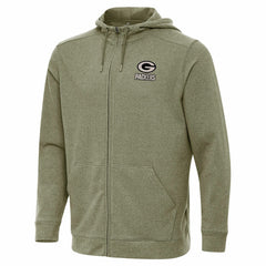NFL Green Bay Packers Antigua Effortless Full-Zip Hoodie Jacket