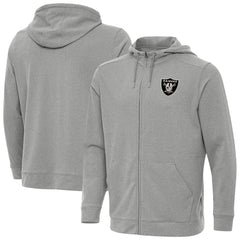 NFL Las Vegas Raiders Antigua Effortless Full-Zip Hoodie Jacket