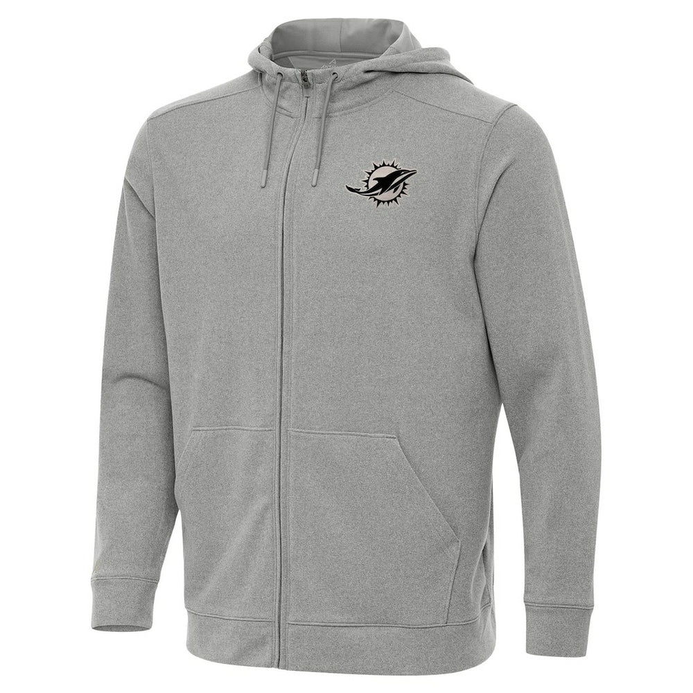 NFL Miami Dolphins Antigua Effortless Full-Zip Hoodie Jacket