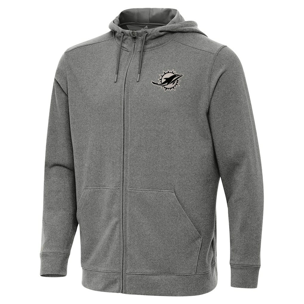 NFL Miami Dolphins Antigua Effortless Full-Zip Hoodie Jacket
