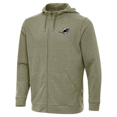 NFL Miami Dolphins Antigua Effortless Full-Zip Hoodie Jacket