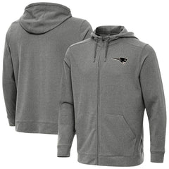 NFL New England Patriots Antigua Effortless Full-Zip Hoodie Jacket