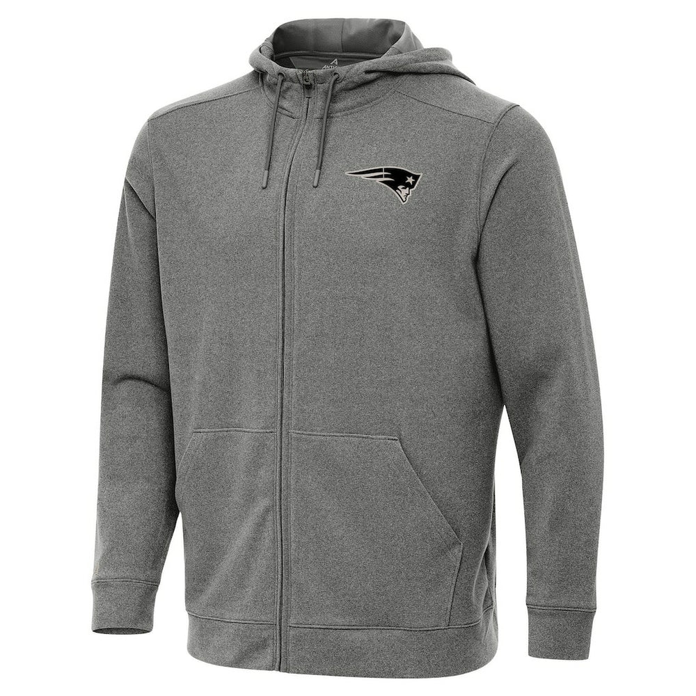 NFL New England Patriots Antigua Effortless Full-Zip Hoodie Jacket