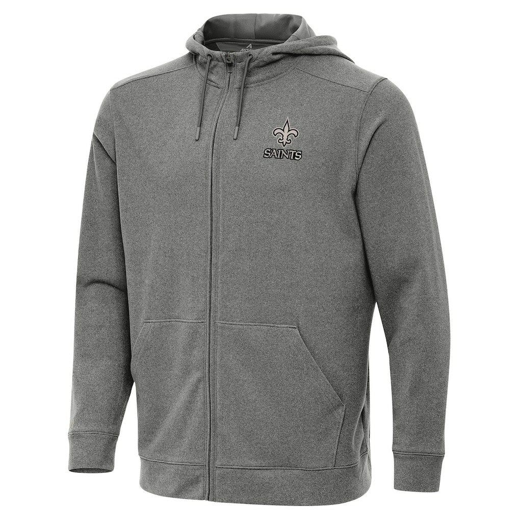 NFL New Orleans Saints Antigua Effortless Full-Zip Hoodie Jacket
