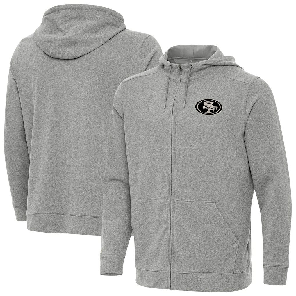 NFL San Francisco 49ers Antigua Effortless Full-Zip Hoodie Jacket