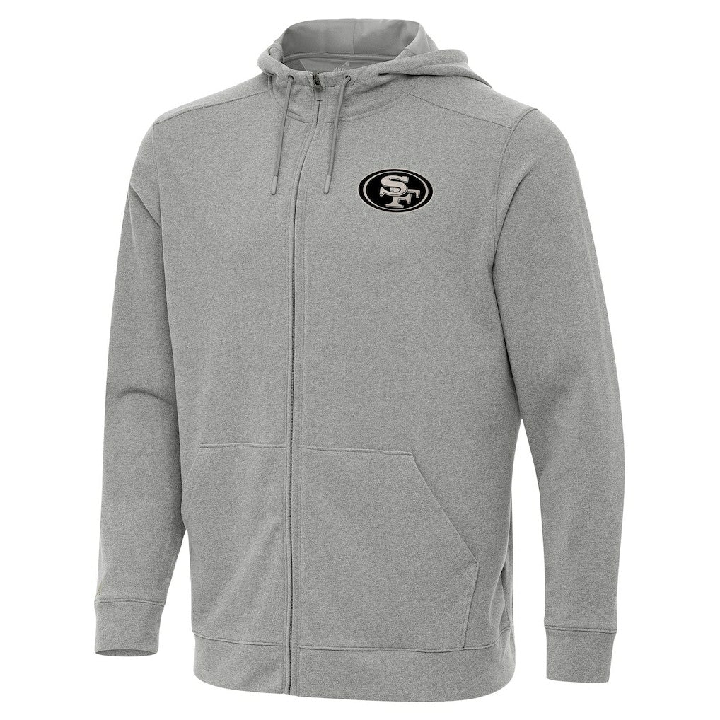 NFL San Francisco 49ers Antigua Effortless Full-Zip Hoodie Jacket