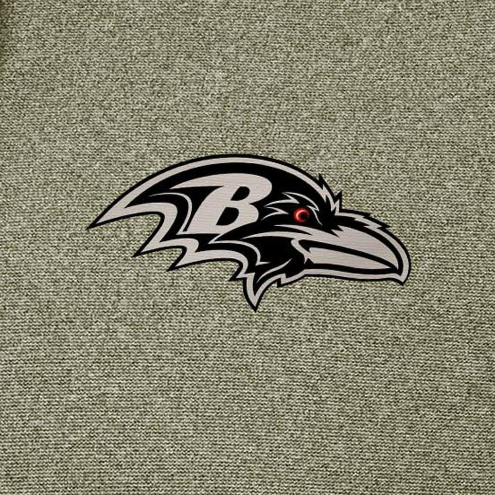 NFL Baltimore Ravens Antigua Effortless Full-Zip Hoodie Jacket