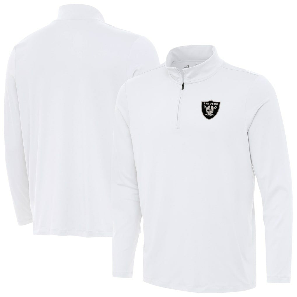 NFL Las Vegas Raiders Antigua Reprocess Quarter-Zip Top