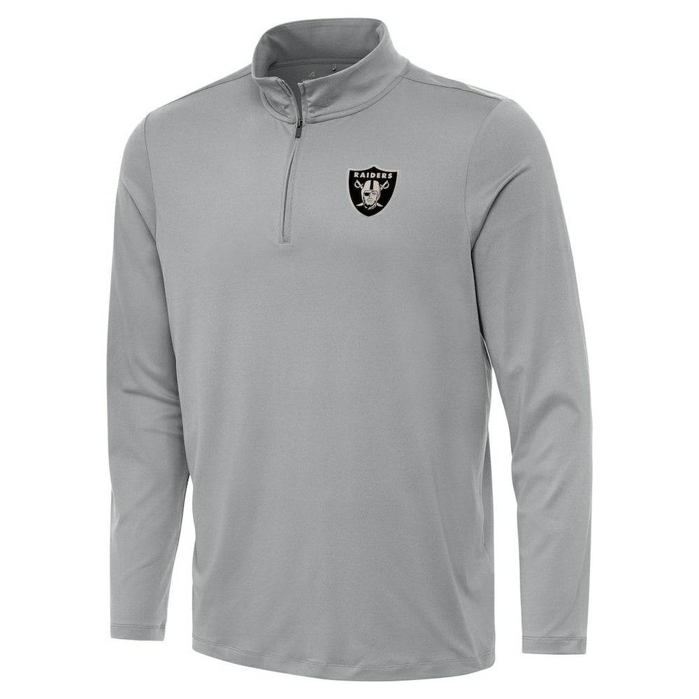 NFL Las Vegas Raiders Antigua Reprocess Quarter-Zip Top