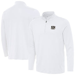 NFL Cincinnati Bengals Antigua Reprocess Quarter-Zip Top