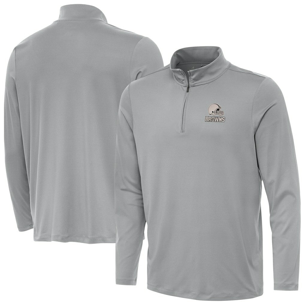 NFL Cleveland Browns Antigua Reprocess Quarter-Zip Top