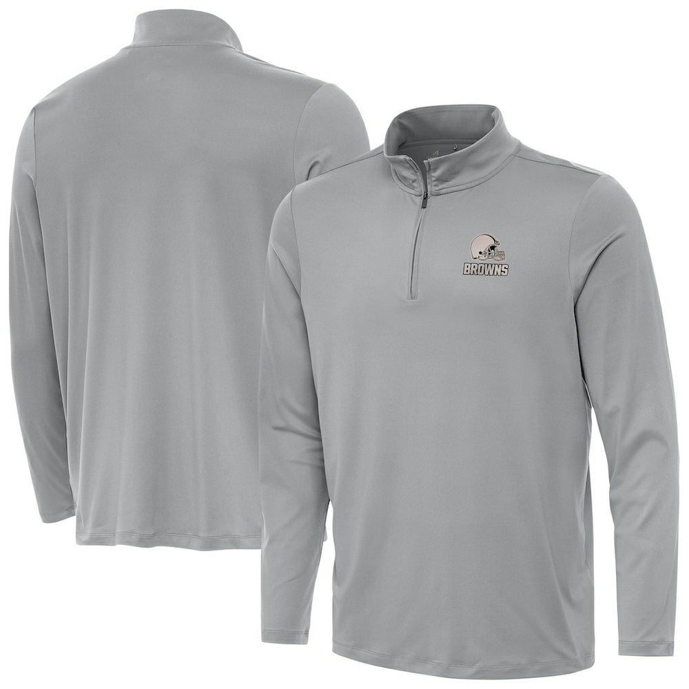 NFL Cleveland Browns Antigua Reprocess Quarter-Zip Top