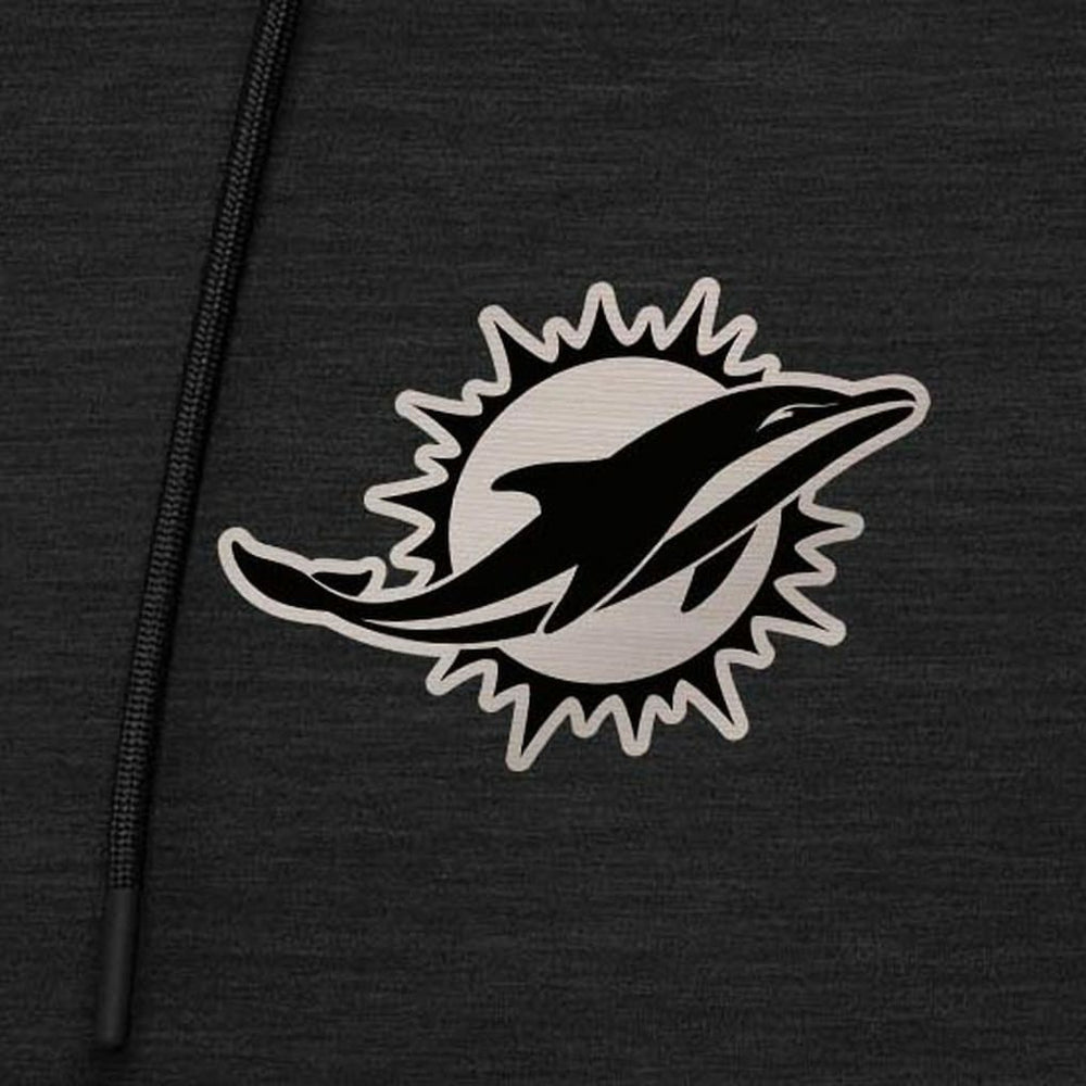 NFL Miami Dolphins Antigua Spikes Raglan Quarter-Zip Hoodie