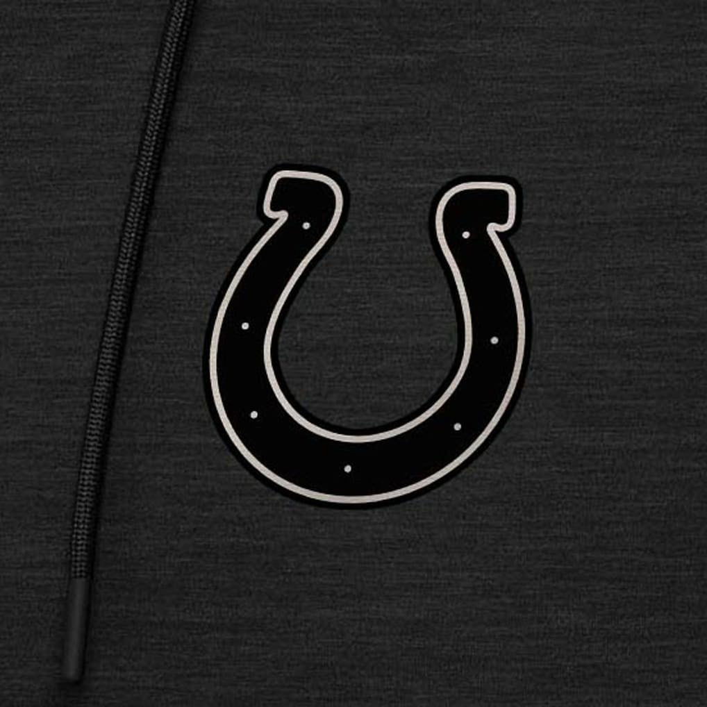 NFL Indianapolis Colts Antigua Spikes Raglan Quarter-Zip Hoodie