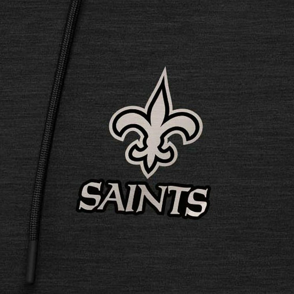 NFL New Orleans Saints Antigua Spikes Raglan Quarter-Zip Hoodie