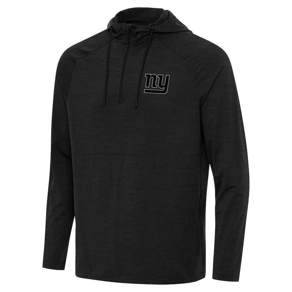 NFL New York Giants Antigua Spikes Raglan Quarter-Zip Hoodie