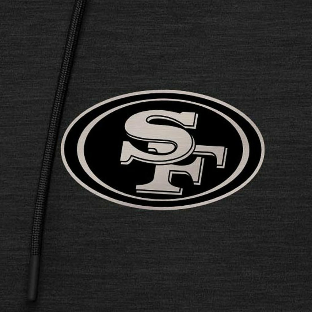 NFL San Francisco 49ers Antigua Spikes Raglan Quarter-Zip Hoodie