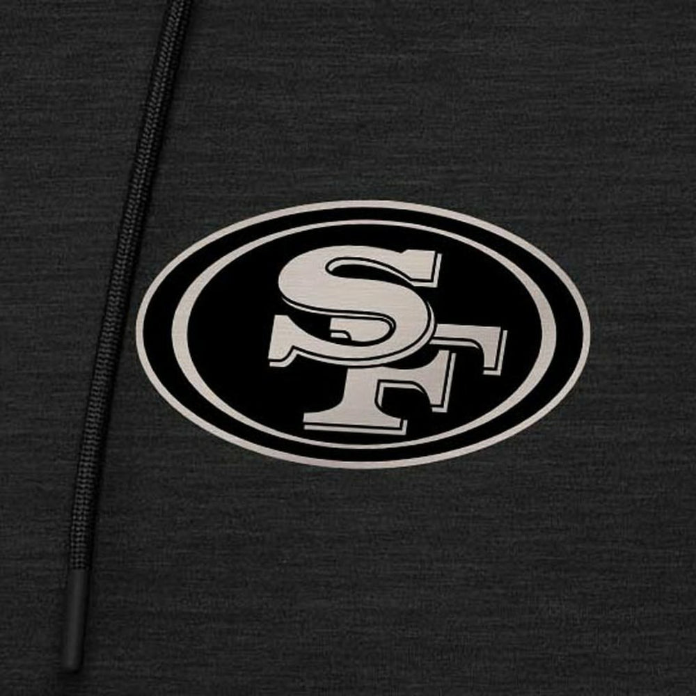 NFL San Francisco 49ers Antigua Spikes Raglan Quarter-Zip Hoodie