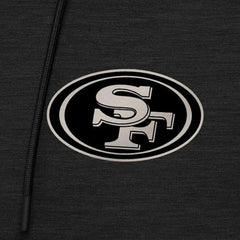 NFL San Francisco 49ers Antigua Spikes Raglan Quarter-Zip Hoodie