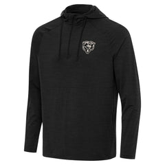 NFL Chicago Bears Antigua Spikes Raglan Quarter-Zip Hoodie
